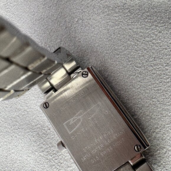 Stunning  Watch by Daniel Steiger Diamond Bezel Black and all Stainless Steel - Picture 9 of 9
